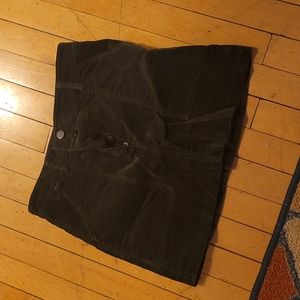 Womans corduroy mini skirt